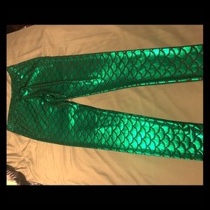 Mermaid scale leggings